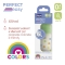 Chicco Perfect Easy - Biberon anti-colica con tettarella Physio in silicone 0m+ flusso lento 150 ml