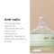 Closer to Nature Biberon in vetro - Tettarella Silicone Flusso lento 0M+ 250 ml