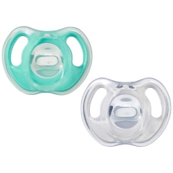 Succhietto Ultra Light - 2 Succhietti in Silicone Ultra Leggeri 0-6 Mesi
