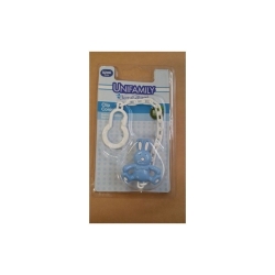 Unifamily CLIP Coniglio - Catenella Portasucchietto per Bambino