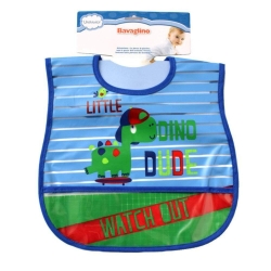 Unifamily Bavaglino Pappa in Plastica Impermeabile per Bambino - Fantasie assortite