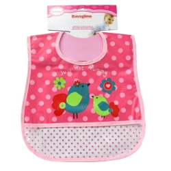 Unifamily Bavaglino Pappa in Plastica Impermeabile per Bambina - Fantasie assortite