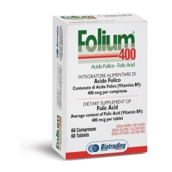 Folium 400 - Integratore per l'acido folico 60 Compresse