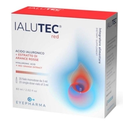 Ialutec Red 20 Fiale Monodose da 3 ml - Integratoredi di acido ialuronico + estratto di arance rosse