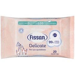20 Salviettine Delicate Per Pelli Sensibili