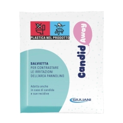 CandidAway - 10 Salviette Detergenti Lenitive e Protettive