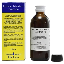 Lichene Islandico Composto 150 ml - Integratore per le vie respiratorie, la gola e la voce