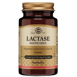 Solgar Lactase Masticabile 30 Tavolette - Integratore per il lattosio