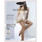 Solidea Brigitte - Calze Autoreggenti Micro Rete 70 Denari a Compressione Graduata 12/15 mmHg Taglia 2-M Sabbia