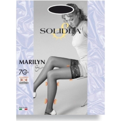Solidea Marilyn - Calza Autoreggente 70 Den (12-15 mmHg) Taglia 3/ML Sabbia