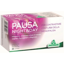 Specchiasol pausa night & day 80 capsule - integratore alimentare per contrastare disturbi della menopausa
