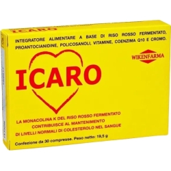 Icaro Integratore per il Colesterolo 30 compresse - Wikenfarma