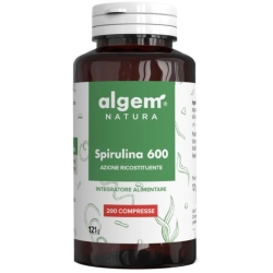 Spirulina 600 - Integratore Ad Azione Tonica E Ricostituente 200 Compresse