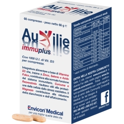Auxilie Immuplus, 30 compresse - Integratore Immunostimolante