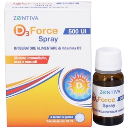 D3 Force 500 UI Spray 10 ml - Integratore Per Sistema Immunitario Ossa E Muscoli
