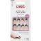 Salon Acrylic French Press-On Nails Kit - 28 Unghie Finte + Colla