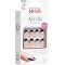 Salon Acrylic French Press-On Nails Kit - 28 Unghie Finte + Colla