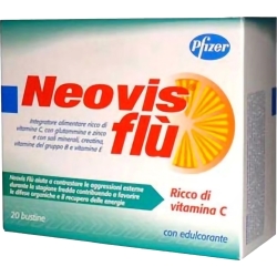 Neovis Flu 20 Bustine - Integratore Immunostimolante Tonico Energetico