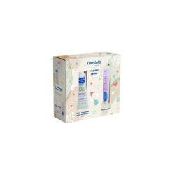 Mustela Cofanetto Porta Pannolino - Fluido Detergente,Pasta Cambio 1 2 3 e Porta Pannolino