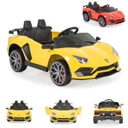Bo Chiara - Auto Elettrica Gialla 12V con Telecomando RC