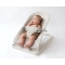 Sdraietta Dondolo Grigio Chiaro con fodera estraibile 0M+