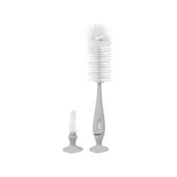 Scovolino per Biberon e Bicchieri con Setole Igieniche Bianco/Grigio