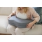 Inglesina Elysia Harmony - Cuscino Allattamento Ergonomico Sfoderabile - Grigio