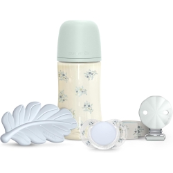 Suavinex Poetry - Set biberon Regalo per Neonato azzurro