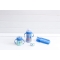 Suavine Biberon con Manici e Beccuccio in Silicone Blu 4M+ 150 ml
