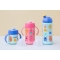 Suavine Biberon con Manici e Beccuccio in Silicone Blu 4M+ 150 ml