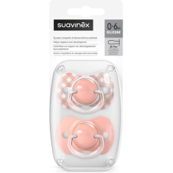 Suavinex WILD&FREE - 2 Succhietti in silicone SX Pro 0-6M Rosa