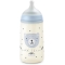 Suavinex Wild&Free - Biberon Plastica Tettarella in Silicone SX Pro Flusso Medio AntiColica 3M+ Azzurro 270 ml