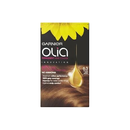 Garnier Tinta Per Capelli Colorazione Permanente Senza Ammoniaca Olia N63 Castano Chiaro Dorato
