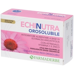 echinutra 12 stick - integratore alimentare immunostimolante polvere orosolubile gusto arancia