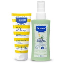 Mustela Duo Special - Latte Solare 50+SPF 40 ml + Talco Non Talco Spray 100 ml