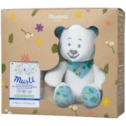 Mustela Cofanetto Musti - Acqua Profumata per Bambini Senza Alcol 50 ml + Orsetto Peluche