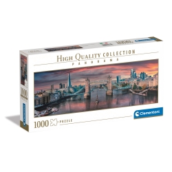 Puzzle Collection Panorama Across the River Thames - Puzzle Panoramico Orizzontale per Adulti 1000 Pezzi