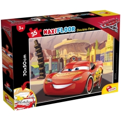 Disney 3 Go Cars The Movie - Puzzle da 35 Pezzi 70 x 50 cm