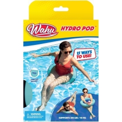 Hydro Pod - Sedile Gonfiabile per Piscina e Attività Acquatiche Blu 6+ Anni