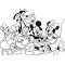 Disney Mouse & Friends - 60 Maxipuzzle Double-Face da Colorare 70 x 50 cm