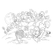 Disney Mickey Mouse in Space - Puzzle da 108 Pezzi Double Face