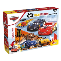 Puzzle Disney Cars Maxi Floor - Puzzle da 150 Pezzi con Retro da Colorare 6+Anni