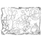 Disney Pinocchio - Puzzle da 24 Pezzi Double-Face Maxi Floor con Retro da Colorare