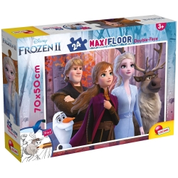 Disney Frozen II - Puzzle da 24 Pezzi Maxi Floor Double-Face con Retro da Colorare