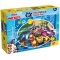 Disney Junior Mickey - Puzzle 24 Pezzi Maxi Floor Double-Face con Retro da Colorare