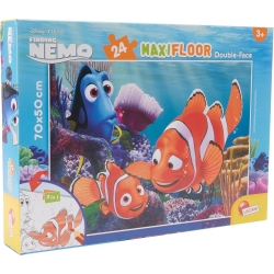 Disney Nemo - Puzzle da 24 Pezzi Maxi Floor Double-Face con Retro da Colorare