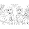 Disney Frozen II - Puzzle da 60 Pezzi Double-Face con Retro da Colorare