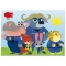 Disney ZooTropolis - Maxi Puzzle da 108 Pezzi Double-Face con Retro da Colorare