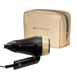 Bellissima B-Travel - Asciugacapelli da Viaggio con  Manico Pieghevole 1400W