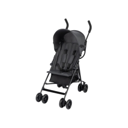 Kiplo - Passeggino Compatto Leggero Pieghevole Capottina Parasole e Cestino Integrato - Mineral Graphite